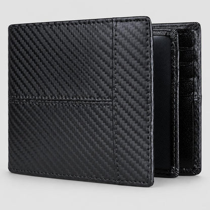 Portfel Męski Bifold z Przeszyciami