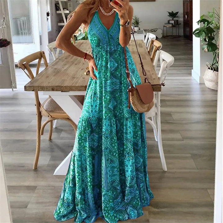 Alicja | Damska Letnia Sukienka Maxi