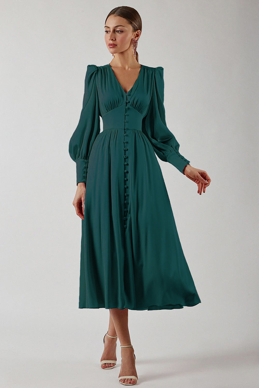 Wiktoria | Damskie Elegancka Koktajlowa Sukienka Midi