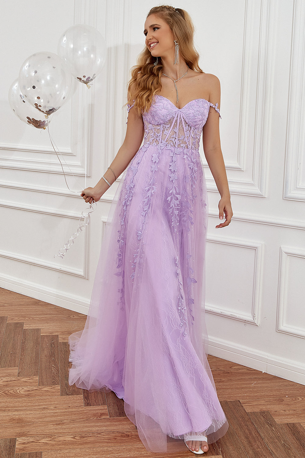 Gizela | Damskie Formalna Sukienka A-line Wesele