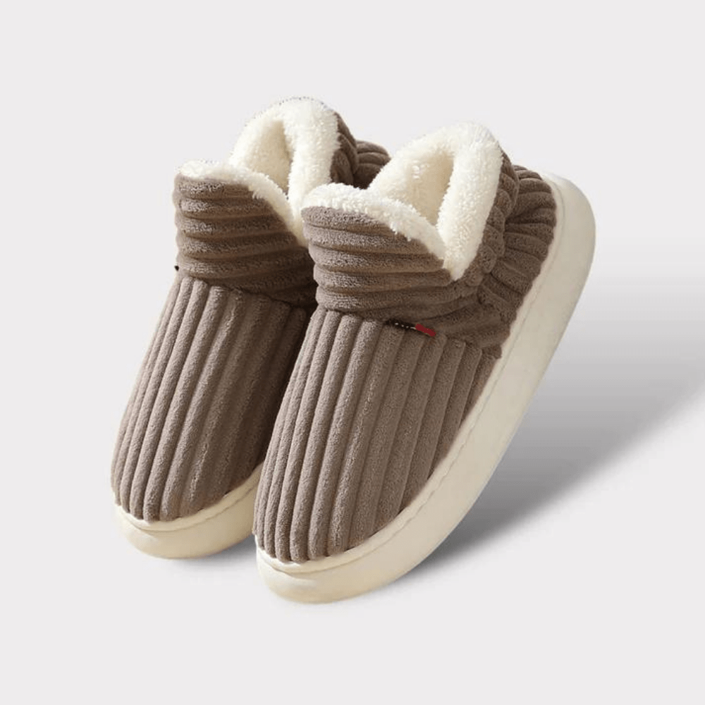Sylwia | Damskie Przytulne Kapciowe Pantofle