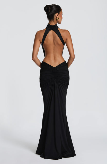 Marta | Damskie Letnia Sukienka Maxi Halter