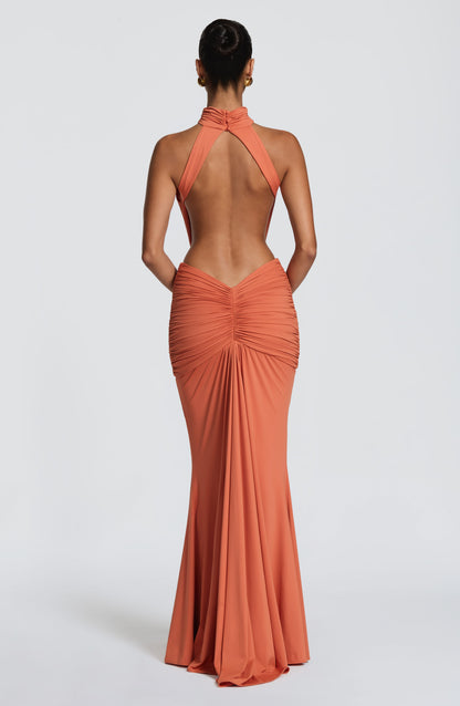Marta | Damskie Letnia Sukienka Maxi Halter