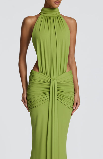 Marta | Damskie Letnia Sukienka Maxi Halter