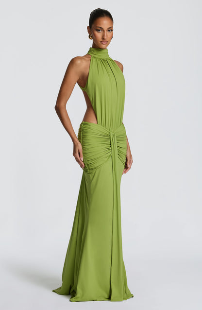 Marta | Damskie Letnia Sukienka Maxi Halter