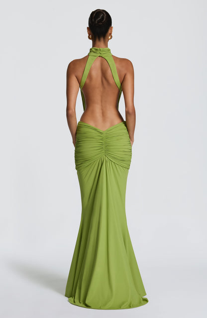 Marta | Damskie Letnia Sukienka Maxi Halter