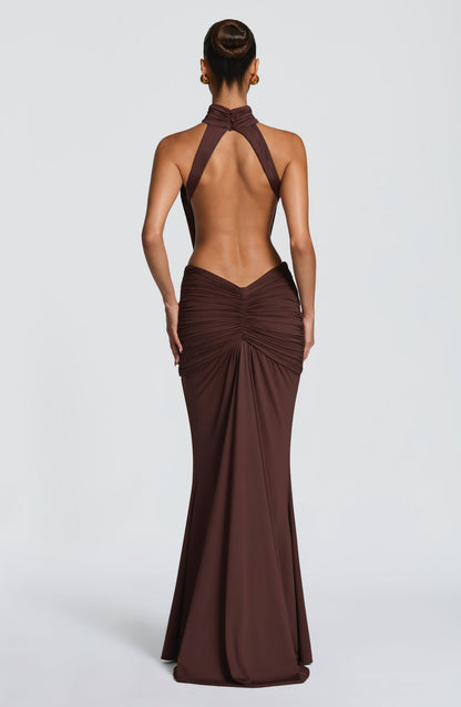 Marta | Damskie Letnia Sukienka Maxi Halter