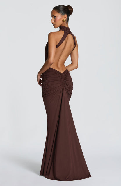 Marta | Damskie Letnia Sukienka Maxi Halter