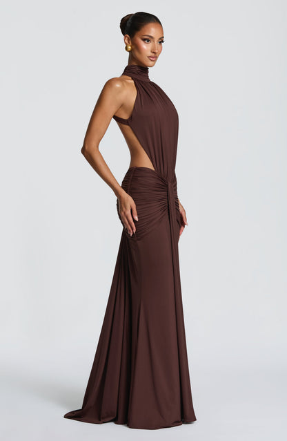 Marta | Damskie Letnia Sukienka Maxi Halter