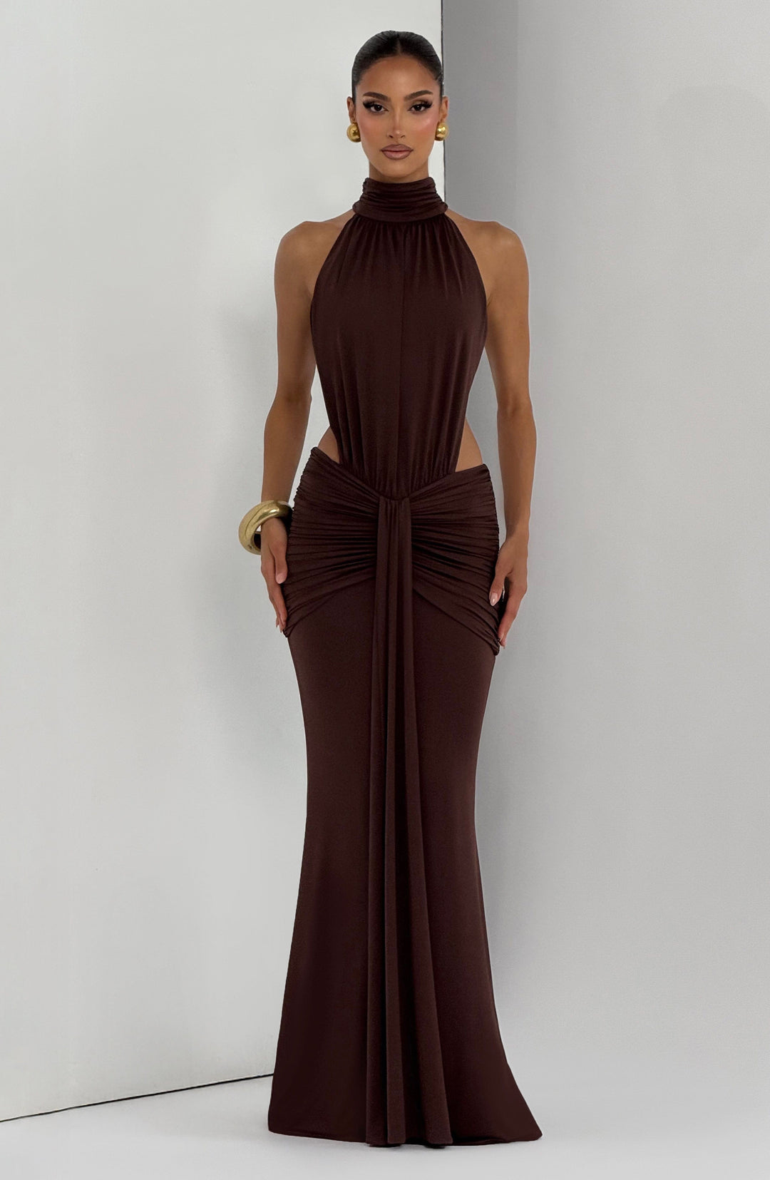 Marta | Damskie Letnia Sukienka Maxi Halter