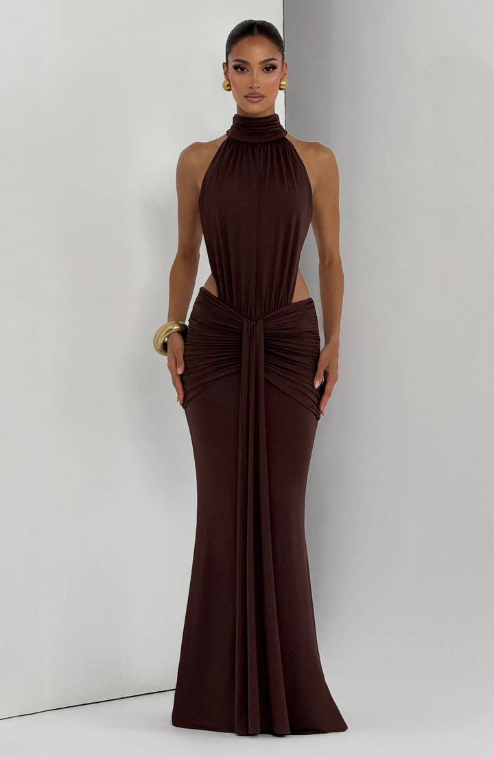 Marta | Damskie Letnia Sukienka Maxi Halter