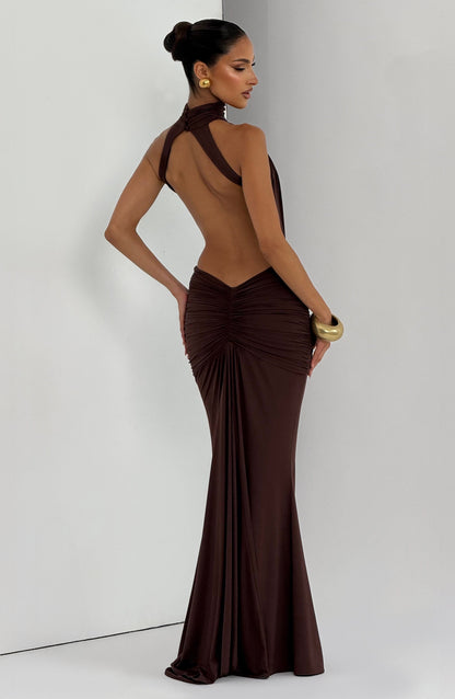 Marta | Damskie Letnia Sukienka Maxi Halter