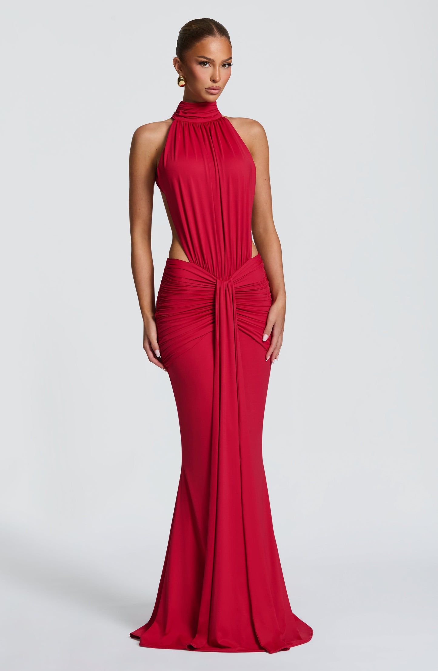 Marta | Damskie Letnia Sukienka Maxi Halter