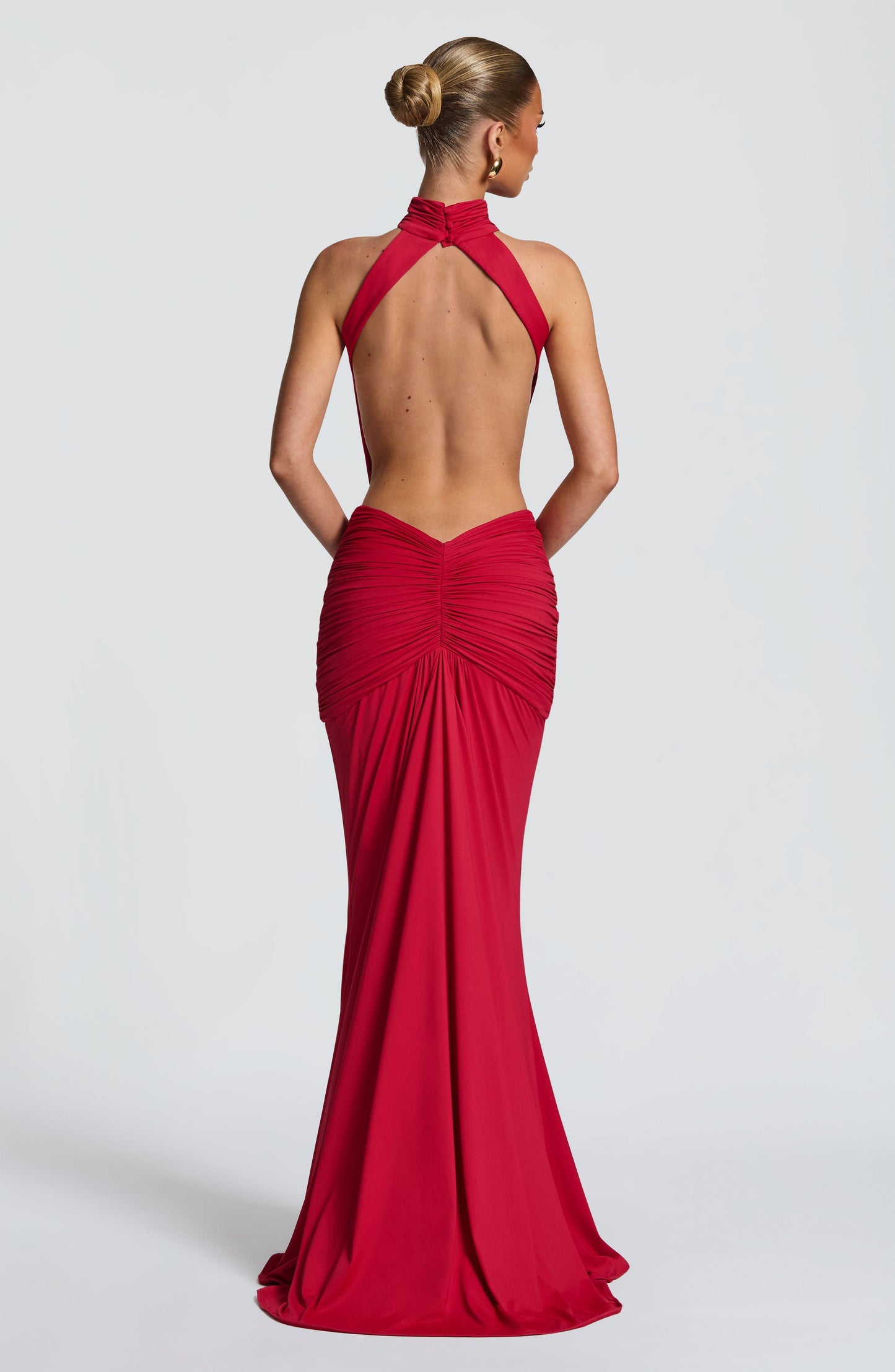 Marta | Damskie Letnia Sukienka Maxi Halter