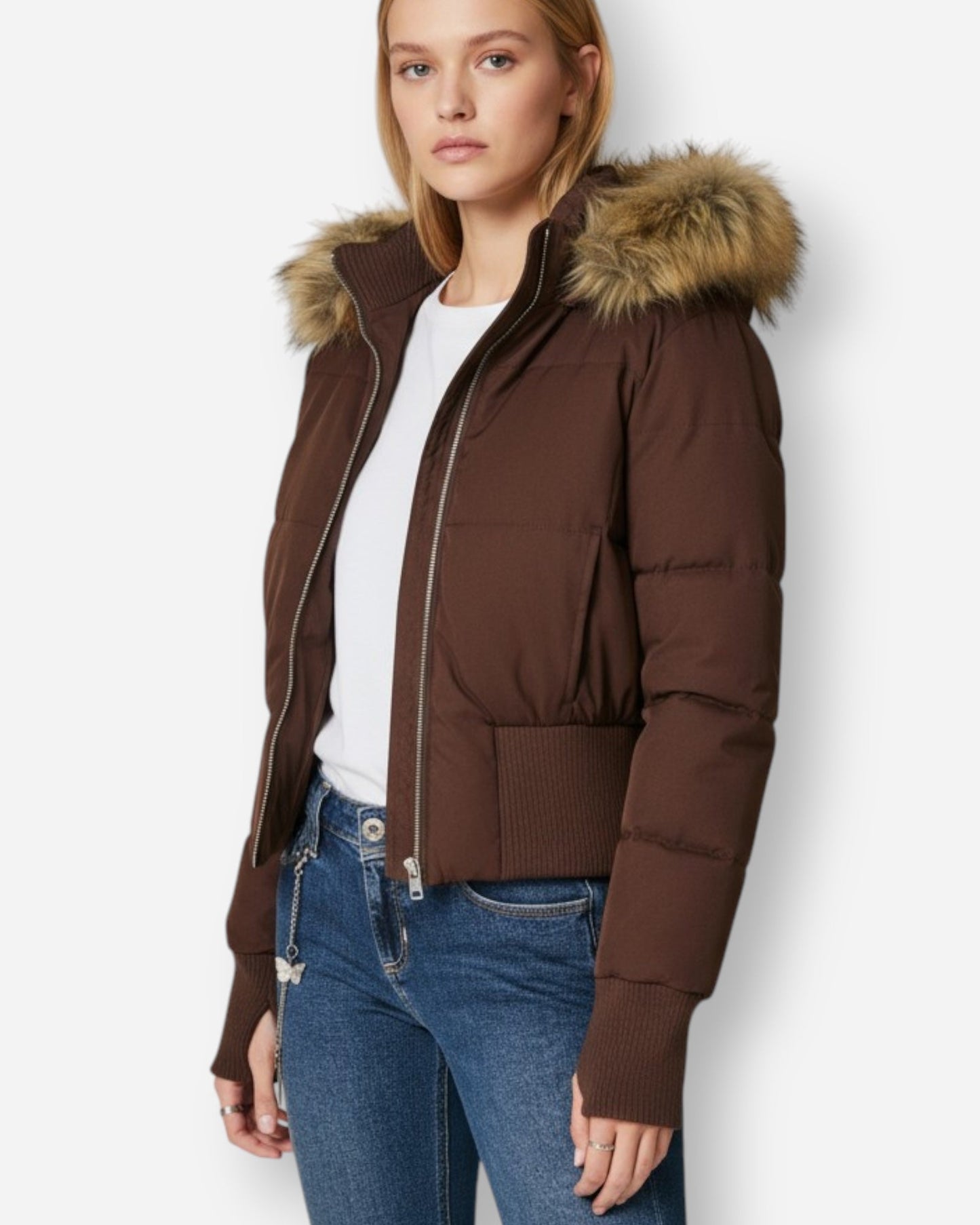 Cora | Damska Zimowa Zapinana Parka