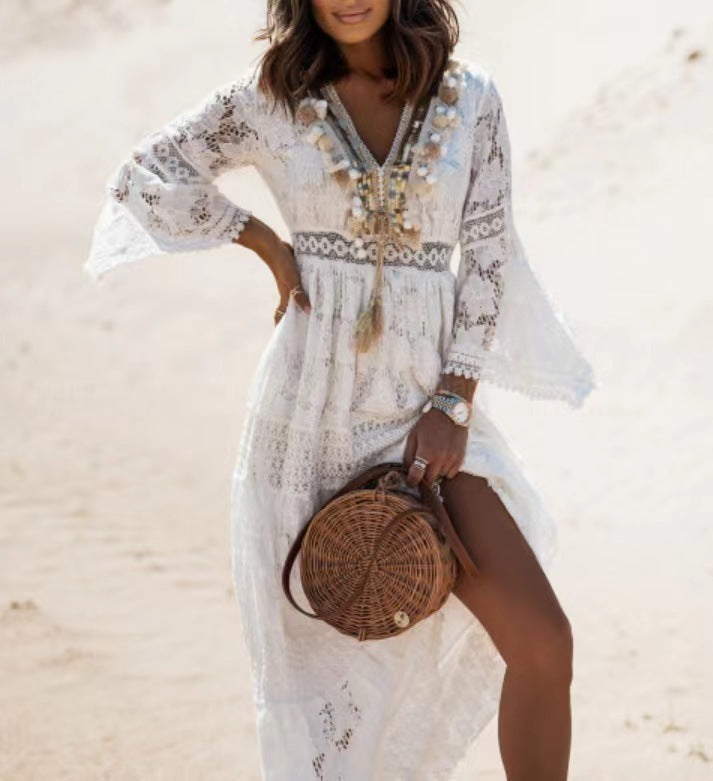 Samanta | Damska Letnia Boho Sukienka Maxi
