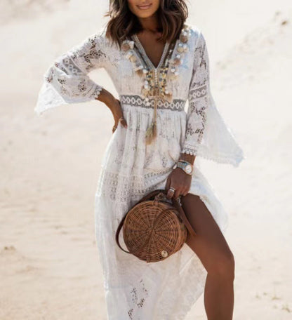 Samanta | Damska Letnia Boho Sukienka Maxi
