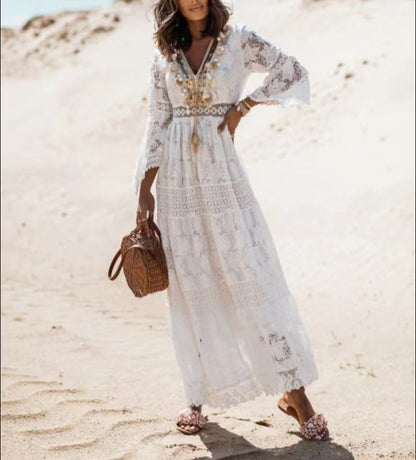 Samanta | Damska Letnia Boho Sukienka Maxi
